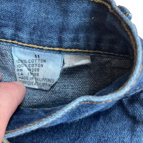 Pentimento by Brittania Vintage 70s High Rise Blue Jean Demin with Piping Womens - Picture 10 of 13